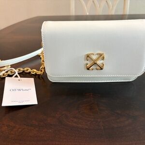 Off-White Jitney Wallet on a Chain NWT